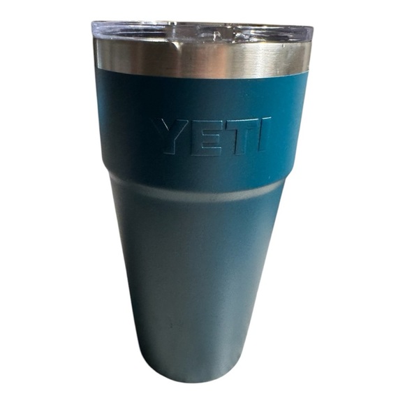 YETI Blue Tumbler Lid 30 oz coffee & water lid with straw combo - Picture 2 of 5